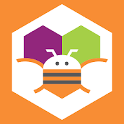 Imagen del icono de AI Companion La imagen muestra el icono de la app AI Companion que es una abeja entre hexágonos de colores.